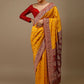 Classic Art Banarasi Silk Mustard Woven Saree