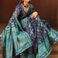 Trendy Saree Silk Blue Rama Weaving Saree