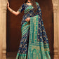 Trendy Saree Silk Blue Rama Weaving Saree