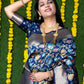 Trendy Saree Banarasi Silk Blue Jacquard Work Saree