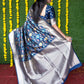 Trendy Saree Banarasi Silk Blue Jacquard Work Saree
