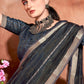 Classic Cotton Blue Print Saree