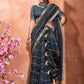 Classic Cotton Blue Print Saree