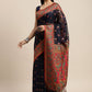 Classic Cotton Blue Woven Saree