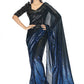 Contemporary Georgette Blue Sequins Saree