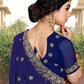 Contemporary Georgette Blue Embroidered Saree