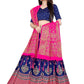 Lehenga Choli Banarasi Silk Blue Jacquard Work Lehenga Choli