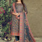 Salwar Suit Pashmina Blue Hand Work Salwar Kameez