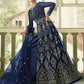 Salwar Suit Net Blue Embroidered Salwar Kameez