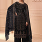 Palazzo Salwar Suit Net Black Embroidered Salwar Kameez