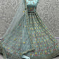 A Line Lehenga Net Blue Diamond Lehenga Choli