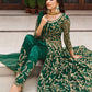 Salwar Suit Net Green Cord Work Salwar Kameez