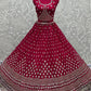 A Line Lehenga Net Rani Diamond Lehenga Choli