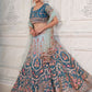 Lehenga Choli Net Blue Dori Work Lehenga Choli