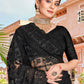 Trendy Saree Net Black Embroidered Saree