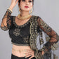 Lehenga Choli Net Black Embroidered Lehenga Choli