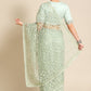 Trendy Saree Net Off White Embroidered Saree
