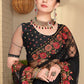 Trendy Saree Net Black Embroidered Saree