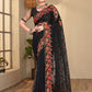 Trendy Saree Net Black Embroidered Saree