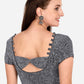 Blouse Net Grey Sequins Blouse