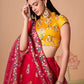 Lehenga Choli Net Hot Pink Dori Work Lehenga Choli