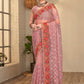 Classic Net Lavender Embroidered Saree