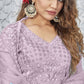 Lehenga Choli Net Lavender Embroidered Lehenga Choli