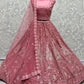 Lehenga Choli Net Pink Diamond Lehenga Choli