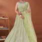 Readymade Lehenga Choli Net Green Embroidered Lehenga Choli