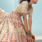 Lehenga Choli Net Off White Dori Work Lehenga Choli