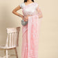 Contemporary Net Pink Embroidered Saree