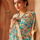 Classic Net Multi Colour Digital Print Saree