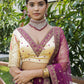 Lehenga Choli Net Purple Diamond Lehenga Choli