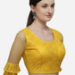 Blouse Net Yellow Embroidered Blouse