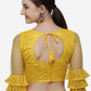 Blouse Net Yellow Embroidered Blouse