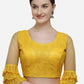 Blouse Net Yellow Embroidered Blouse