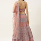 Lehenga Choli Net Mauve Embroidered Lehenga Choli