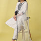 Salwar Suit Rayon Viscose Off White Embroidered Salwar Kameez