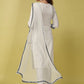 Salwar Suit Rayon Viscose Off White Embroidered Salwar Kameez