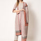 Straight Salwar Suit Muslin Off White Embroidered Salwar Kameez