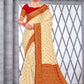 Contemporary Chiffon Viscose Off White Weaving Saree