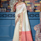 Trendy Saree Silk Off White Woven Saree