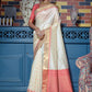 Trendy Saree Silk Off White Woven Saree