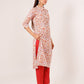 Pant Style Suit Cotton Off White Print Salwar Kameez