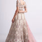 Lehenga Choli Net Off White Cord Work Lehenga Choli