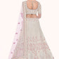 Lehenga Choli Net Off White Dori Work Lehenga Choli