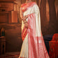 Contemporary Kanchipuram Silk Off White Weaving Saree