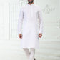 Kurta Pyjama Cotton Linen Off White Thread Mens