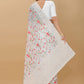 Contemporary Nylon Organza Off White Embroidered Saree