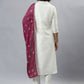 Salwar Suit Poly Silk Off White Plain Salwar Kameez